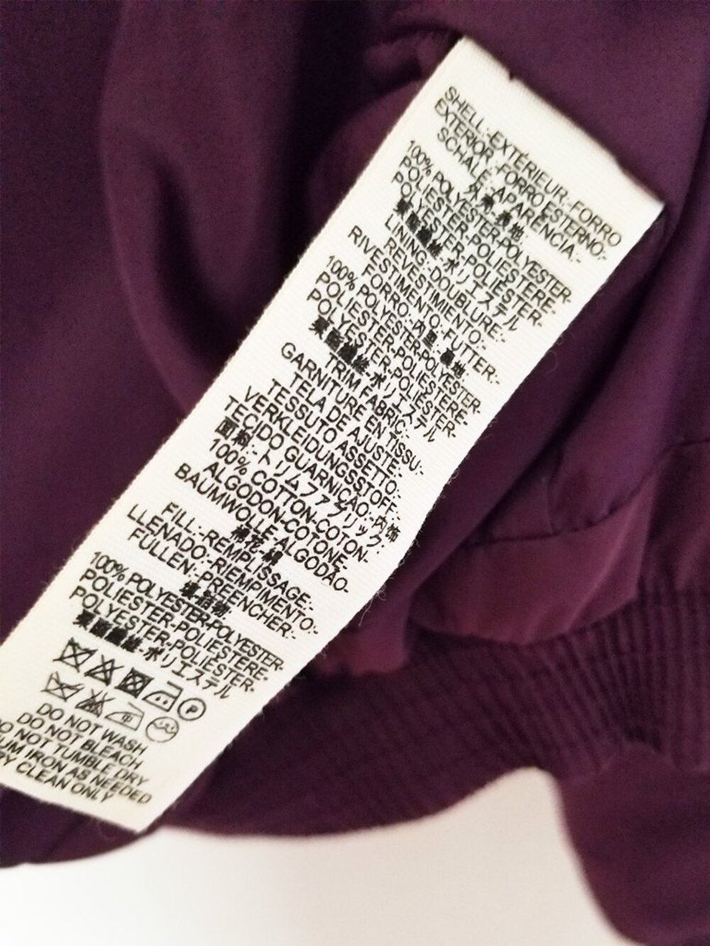 NEW Free People Heidi Ski Puffer Jacket XS in Wine Purple Retro Colorblock $128 - Picture 12 of 16